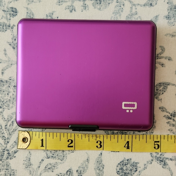 Purple Accordion Aluminum Wallet - Picture 6 of 6